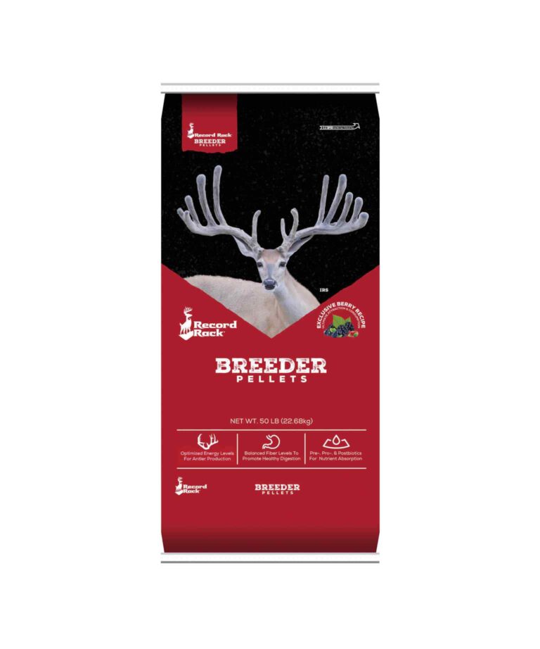 breeder pellets deer feed bag