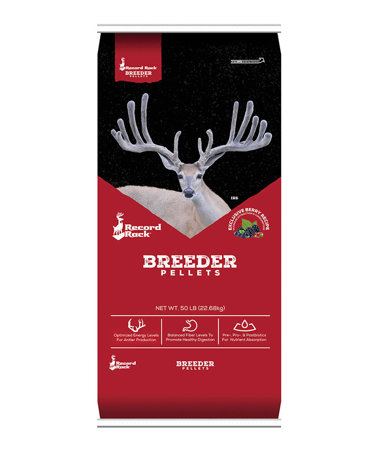 breeder pellets deer feed bag