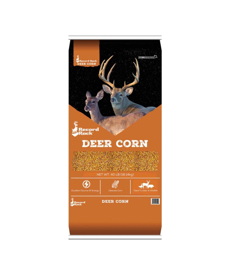 deer corn front of bag