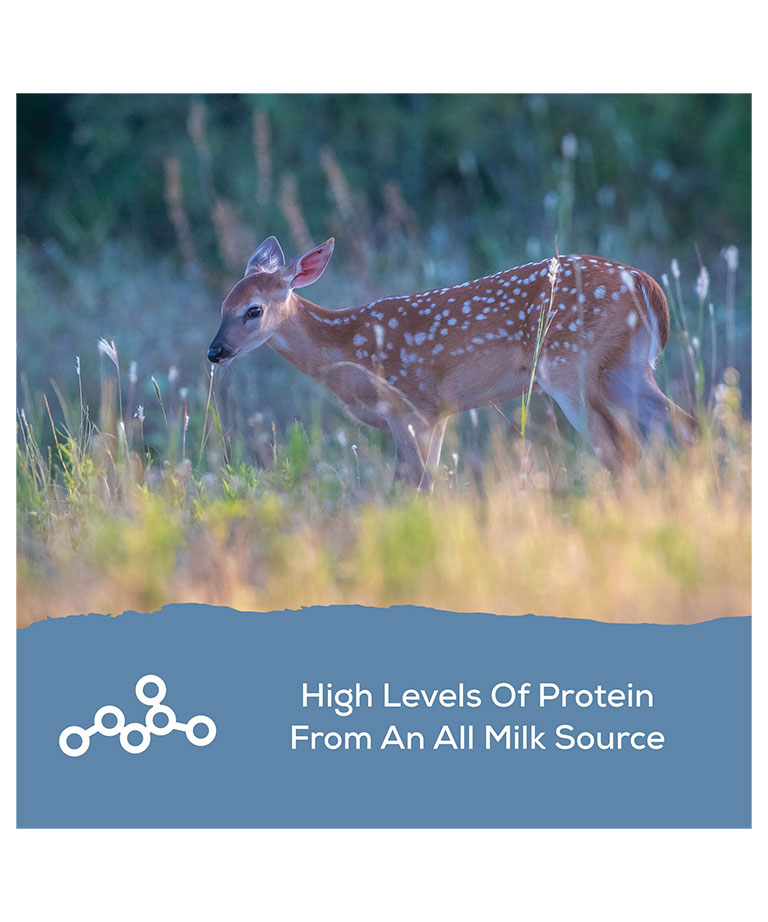 high levels of protein from milk source